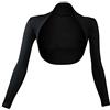 GLAMEXX24 Bolero da Donna Elegante Bolero Giacca a Maniche Lunghe Aermel Bolero Giacca a Spalla Corta Shrug Cardigan Festivo Blazer Cardigan Leggero da Abito per Feste, Verde Scuro, M