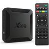 Puersit Android TV Box, X96Q Smart TV Box WiFI 2GB/ 16GB con Allwinner H313,TV Box Android 10.0 Supporta 4K HD con Chipset Quad-core, Streaming Media Player