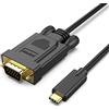 BENFEI Cavo da USB C a VGA da 0,9 metri, cavo USB di tipo C a VGA [compatibile con Thunderbolt 3/4] con iPhone serie 15, MacBook Pro/Air 2023, iPad Pro, iMac, S23, XPS 17, Surface Book 3 e altri