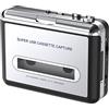DIGITNOW! - Lettore di audiocassette Portatile, converte Le Cassette in MP3/CD Tramite USB
