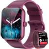 Blackview Smartwatch Uomo Donna, Effettua e Rispondi alle Chiamate,1,85'' Orologio Intelligente Fitness,Cardiofrequenzimetro, Monitoraggio del Sonno, Calcolatori per Android iOS