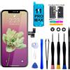 Brinonac Schermo Display LCD per iPhone 11 PRO Max, 6,5" 3D Touch Screen Digitizer Parti di Ricambio con Strumenti di Riparazione e Protezione Schermo