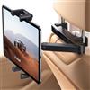 Lamicall Supporto Tablet Auto - [Pieghevole Clip Silicone Ampia] [Braccio Metallo] Pieghevole Porta Tablet Poggiatesta, 360° Rotazione, per iPad Pro, Air, Mini 6 5 4 3, Tab, Altro 6,1-13" Dispositivo