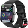 Blackview Smartwatch Uomo Donna, Effettua e Rispondi alle Chiamate,1,85'' Orologio Intelligente Fitness,Cardiofrequenzimetro, Monitoraggio del Sonno, Calcolatori per Android iOS