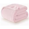 WAVVE Coperta Plaid Pile di Flanella 260gsm - 150x200 cm, Rosa - Coperta Pelosa 200x150 - Divano/Letto Singolo/Matrimoniale, Copridivano di Microfibra Calda e Morbida