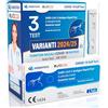 Eurocali 3x Tamponi COVID 19 - Test Nuove Varianti 2025 - Tamponi Rapidi Nasali Certificati per Uso Domestico, Risultato Rapido