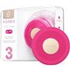 Foreo Ufo 3 Mini, Dispositivo per Maschera Viso Antirughe 4 in 1, Idratazione del Viso, Terapia a Luce Rossa e LED a Spettro Completo, Termoterapia, Massaggio Viso T-Sonic, Fuchsia