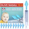 mumi's 10 olive nasali per lavaggi neonato , compatibili con siringa per lavaggi nasali bambini , Made in italy