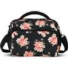 DOMISO Borsa a tracolla per fotocamera Reflex e accessori impermeabile Custodia adatta a Nikon D90 D7000 D5300/Canon 60D 700D 5D2/Sony A580 A900/OLYMPUS/Fujifilm/Sony/Panasonic/Pentax/Samsung, Fiore