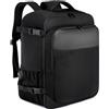 EZUOLA Bagaglio a Mano per Easyjet 45x36x20 Zaino da Viaggio Aereo Bagaglio a Mano con Caricatore USB Impermeabile Antifurto Zaino Aereo per Laptop da 15.6Pollici Lavor Borsa da Viaggio per Donna Uomo, Nero