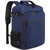 EZUOLA Zaino per Ryanair 40x20x25 Zaino da Viaggio Aereo Bagaglio a Mano Uomo Donna 20L Piccolo Borsa da Cabina con Porta USB Impermeabile Zaino da Cabina 14 Pollici Zaino Porta PC Zaino Antifurto, Blu