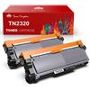 Toner Kingdom TN2320 TN-2320 Toner Compatibile per Brother TN2320 TN2310 per MFC-L2700DW MFC-L2700DN MFC-L2740DW MFC-L2720DW DCP-L2500D DCP-L2520DW HL-L2340DW HL-L2300D MFC L2700DW Toner (2 Nero)