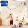 GANZKIND® Casetta per Bambini, Tenda per Interni con 2 Ingressi e 5 Finestre, per Bambini dai 3 Anni in Su