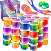 YOPINSAND Kit Slime Galassia per Bambini, 42 Pezzi, Estendibile e Non Collante