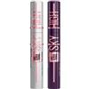 Maybelline New York Sky High Mascara Space Diamond Effetto Glitterato Scovolino Flessibile + Plum Twilight Volumizzante e Allungante Colore Viola - Set da 2