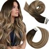 Moresoo Extension Biadesive Capelli Veri Shatush #4/10/16 55cm 50g 20pz