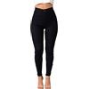 Vogrtcc Pantaloni A Matita alla Caviglia con Controllo della Pancia Jeans Attillati Elasticizzati con Sollevamento del Sedere A Vita Alta da Donna con Tasche Black XS