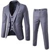 Meaunzyl Vestito Uomo 3 Pezzi Slim Fit Suit Formale Tuta in Puro Colore con Un Bottone Giacca E Pantaloni Manica Lunga Abito da Sposa Traspirante Classica Blazer Vintage per Matrimoni E Affari