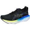 ASICS Gel-nimbus 25, Scarpe da Corsa Uomo, Black Glow Yellow, 44.5 EU