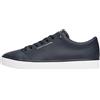 Tommy Hilfiger Uomo Sneakers Vulcanizzate Core Low in Pelle, Blu (Desert Sky), 44