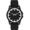 Armani Exchange orologio per uomo, movimento al quarzo e cassa orologio per 44 mm con cinturino in acciaio inossiorologio perbile, pelle o silicone, Nero e bianco