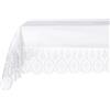 Blanc Mariclò Collezione Vinyl Lace Tovaglia in pizzo di vinile 135 x 135 cm Bianco