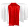 Elegant Event Essentials - Runner da tavola lungo in velluto riccio per feste di primavera, matrimoni, ricevimenti, banchetti, sala da pranzo a casa, decorazione natalizia (30,48 x 274,32 cm) - rosso