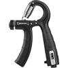 huiyoujiu Grip Strengthener Grip Strength Trainer regolabile Hand Exercisers Hand Squeezer 5-60 kg Avambraccio Gripper con molla ispessita per dita forti, mani, polsi, braccia (nero)