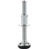 VASALAT VAS143 Vite Regolabile in Altezza con Manicotto a innesto M8 x 80, Contenuto Pezzi, Argento/Nero, M8x80 / 10 Stück, Set di 10