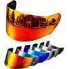 PSLER Visiera per Casco per LS2 Outer FF320 Rapid FF353 Assault FF328 Stream FF800,Visiera Colorata Accessori per Casco da Moto Ricambio(Rosso Intenso)