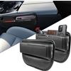 LSJX Scatola Portaoggetti per Sedili Auto, Porta Oggetti Auto, Organizer Sedile Auto, Portaoggetti Sedile Auto, Organizer Auto, Accessori Auto per Camion SUV - 2P-Nero