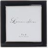 Lawrence Frames Cornice portafoto in metallo argento 4x4 e smalto nero