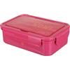 KASANOVA Porta pranzo con divisori e posate fucsia