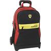 Franco Cosimo Panini FERRARI - Zaino Trolley STACCABILE Regolabile con Maniglia e Spallacci a Scomparsa, Cerniera e Tasca Frontale Zip - Zainetto Bambina - Zaino Scuola cm 36x23X47H