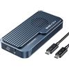 ACASIS 80 Gbps M.2 NVMe SSD Enclosure, with Cooling Fan, Compatible with Thunderbolt5/USB4 V2.0, Back Compatible with Thunderbolt4/3/USB4 V1.0, USB3.2/3.1/3.0 (TBU 501 PRO-EU)