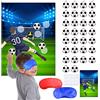 ELECLAND Appunta il gioco del calcio per bambini, Appunta il calcio sulla porta con adesivi per palloni da calcio, Giochi per feste di calcio Giochi per feste di Natale per attività in classe