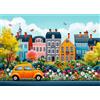 MOJIGE Puzzle da 1000 pezzi, puzzle per adulti, puzzle difficile, giochi di puzzle per tutta la famiglia, regali per donne, regali per uomini, tema: paesaggio di piccole città