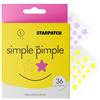 Simple Pimple | Patch Brufoli Stella per Viso, Pimple Patches Star - La Soluzione Stiloso e Idrocolloidale per Brufoli e Acne a Forma di Stelline Brufoli. 36 Stars.