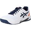 ASICS Gel-Dedicate 8, Sneaker Uomo, White/Black, 48 EU