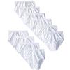 Fruit of The Loom Women's 10 Pack Cotton Brief, White, 6