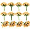 PATIKIL Mini Bacchette Artificiali di Bacche Pip, 144Pz Staminali di Fiori Frutta per Artigianato, Ghirlande, Decorazioni Floreali per Matrimoni, Arancione Chiaro
