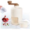 Shyllin Tritaghiaccio,Ice Slush Machine，Macchina per Rasoio per Ghiaccio con Neve，Slush Machine，Ottimo per Frullati e Ghiaccio Tritato - Senza BPA (Bianco)