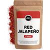 Spicy Welt Jalapeño Rosso in Scaglie (250g) - Peperoncino Jalapeño Frantumato per Tacos, Pizza, Burger e Salse | Gusto Dolce e Fruttato, Piccantezza Leggera | 100% Naturale, Senza Additivi