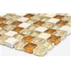 Mosaik-Netzwerk mosaico piastrelle di rete parete Crystal/Pietra Mix beige vetro pietra naturale piastrelle specchio quadrato cucina bagno WC