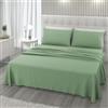 L'ANTICO ARCOLAIO - Completo Lenzuola Una Piazza e Mezza 140x200 Made in Italy, Microfibra Anallergica, Set Lenzuola Francese (1 Lenzuolo Sotto con Angoli, 1 Lenzuolo Sopra, 1 Federa)