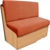SYLC 2 Pezzi Copricuscini per Tavolo da Pranzo for Camper Jacquard, Fodere per Cuscini per Dinette per RV Auto Panchina Coprisedia for Divano (Orange,Set of 2)