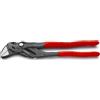 Knipex Pinza Chiave Pinza e Chiave in Un Unico Utensile Bonderizzata Grigia, Rivestiti in Resina Sintetica Antiscivolo 250 Mm (Confezione Self-Service/Blister) 86 01 250 Sb