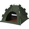 ＡＷＨＡＯ Tenda per, Cuccia per Cani, Semi Chiusa, Estiva, per Gatti, Cuccia Universale per Cani, Teepee per Conigli, Cuccioli, Esterno, Verde