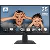 MSI Monitor MSI PRO MP251 - 24.5", 1920x1080 (FHD), IPS Flat, 1ms(MPRT), 100Hz, Adaptive-Sync
