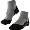 FALKE Tk5 Wander Short W Sso Lana Filo Funzionale Sottili Antivesciche, Calzini da escursionismo Donna, Grigio Asphalt Melange 3180, 37-38